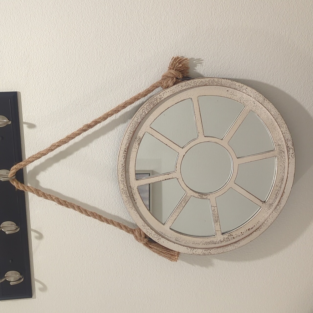 Pier 1 round window mirror
